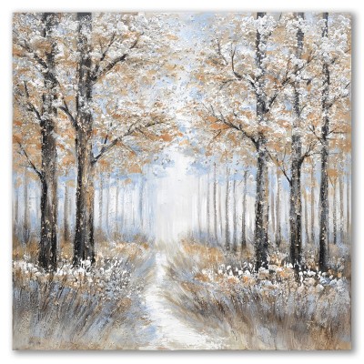 Πίνακας Σε Καμβά Δέντρα Με Δρόμο 90X170X3εκ.