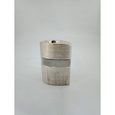 Διακοσμητικό Σαμπανιζέ Κεραμικό Κηροπήγιο Με Στρας 8.5x6.4x11cm