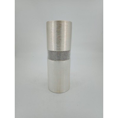 Διακοσμητικό Σαμπανιζέ Κεραμικό Βάζο Με Στρας 10.8x10.8x29.2cm