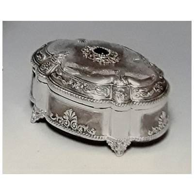 Μπιζουτιέρα Επάργυρη Λακαριστή 13.5x10.6x7.3cm