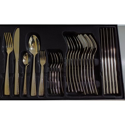 Σετ Μαχαιροπίρουνα 30τεμ Ανοξείδωτα 18/10 Ασημί