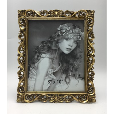 Κορνίζα Polyresin Χρυσή Ανάγλυφη 23911-81 20×25εκ.