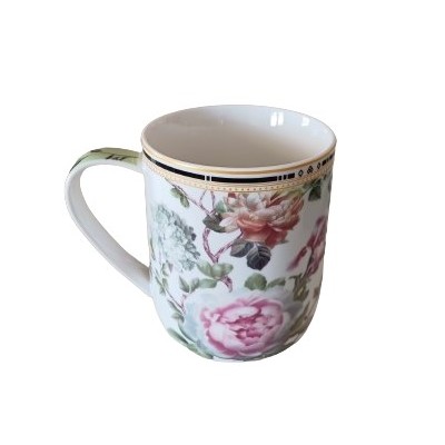 Πορσελάνινη Κούπα White Roses 380ml