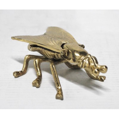 Διακοσμητική Επιτραπέζια Μεταλλική Πεταλούδα Χρυσή 9x18x6.5cm