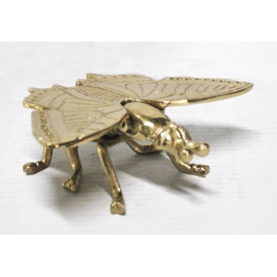 Διακοσμητική Επιτραπέζια Μεταλλική Πεταλούδα Χρυσή 20x18x7.5cm
