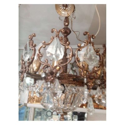 Πολυέλαιος αντίκα δεκάφωτος