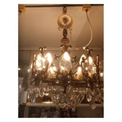 Πολυέλαιος αντίκα δεκάφωτος