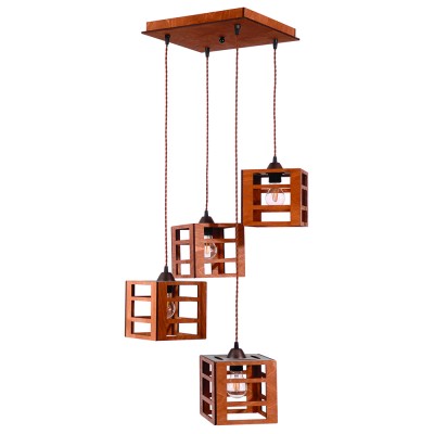 PDA 374-4  4/Φ ΞΥΛΟ ΚΥΒΟΣ ΚΑΦΕ