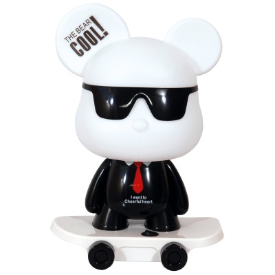 TLC 4006 BK  ΑΡΚΟΥΔΑΚΙ ΜΑΥΡΟ ΓΥΑΛΙΑ SKATE