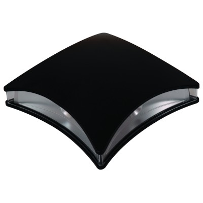 WLC 8108 BK LED ΑΠΛΙΚΑ ΡΟΜΒΟΣ ΜΑΥΡΗ 4Χ3W