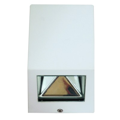 WLC 8107 WH LED ΑΠΛ.UP/DOWN ΤΕΤΡΑΓΩΝΗ 2*5W ΛΕΥΚΗ