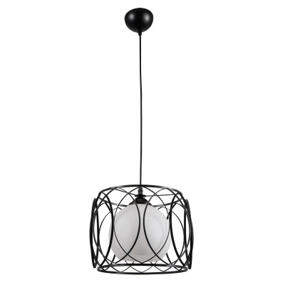 PDC 6078 BK 1/Φ ΜΑΥΡΟ ΚΥΚΛΙΚΟ ΣΧΕΔΙΟ & ΟΠΑΛΙΝΑ 1ΧΕ27