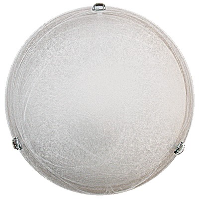 CCC 1702-40 WH ΠΛΑΦΟΝΙΕΡΑ ΛΕΥΚΟ ΓΥΑΛΙ ΑΛΑΒΑΣΤΡΟ 3XE27