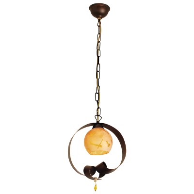 PDA 101-1 ΚΡΕΜ 1/Φ ΣΚΟΥΡΙΑ ΠΟΡΤΟΚΑΛΙ ΓΥΑΛΙ 1ΧΕ27