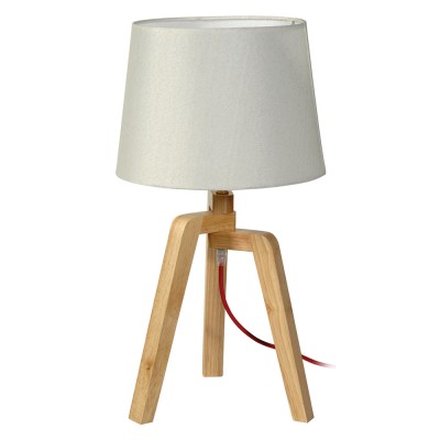 TLC 6319 ML ΕΠΙΤΡΑΠΕΖΙΑ ΛΑΜΠΑ ΑΝΙΣΟΠΕΔΟ ΞΥΛΟ 1ΧΕ27 1ΧΕ27