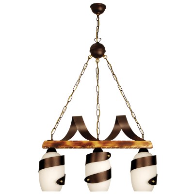 PDA 133-3 WH 3/Φ ΡΑΓΑ ΞΥΛΙΝΗ ΣΚΟΥΡΙΑ ΛΕΥΚΟ 3ΧΕ27