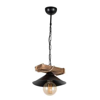 PDT 2060-1 ΚΡΕΜ. 1/Φ ΡΑΓΑ ΞΥΛΙΝΗ ΜΕ ΚΑΜΠΑΝΑ ΚΑΠΕΛΟ 1xΕ-27