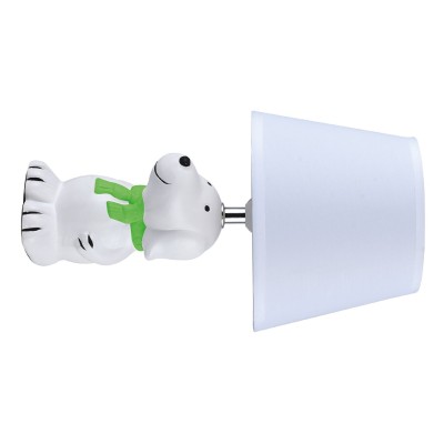 TLC 6014  ΠΟΡΤΑΤΙΦ ΚΕΡΑΜΙΚΟ ΣΚΥΛΑΚΙ ΜΕ ΛΕΥΚΟ ΚΑΣΚΟΛ