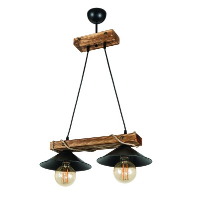 PDT 2060-2 ΡΑΓΑ ΞΥΛΙΝΗ ΜΕ ΚΑΜΠΑΝΑ ΚΑΠΕΛΟ 2xΕ-27