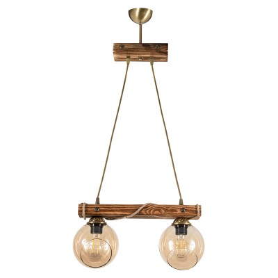 PDT 2059-2 ΡΑΓΑ 2/Φ ΞΥΛΙΝΗ ΜΕ ΜΕΛΙ ΓΥΑΛΙ 2ΧΕ27