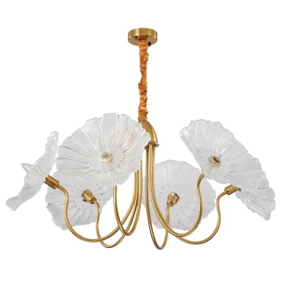 PDC 2046-6  ΠΟΛΥΦΩΤΟ VINTAGE ΧΡΥΣΟ ΜΕ ΛΕΥΚΟ ΓΥΑΛΙ ΛΟΥΛΟΥΔΙ 6ΧΕ14