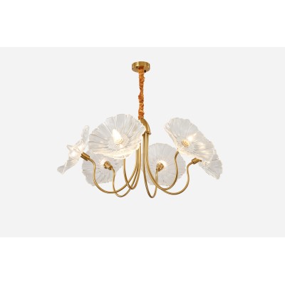 PDC 2046-6  ΠΟΛΥΦΩΤΟ VINTAGE ΧΡΥΣΟ ΜΕ ΛΕΥΚΟ ΓΥΑΛΙ ΛΟΥΛΟΥΔΙ 6ΧΕ14