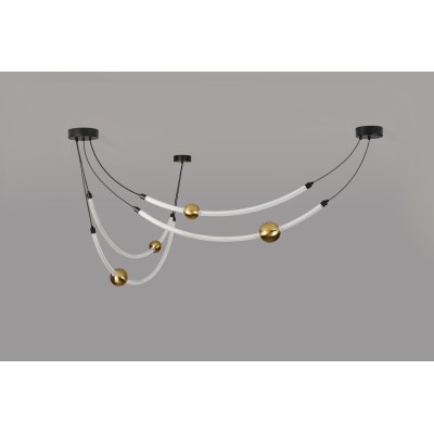 CCC 705-2 LED 4 ΣΩΛΗΝΕΣ ΜΕ ΧΡΥΣΗ ΔΙΑΚΟΣΜΗΤΙΚΗ ΜΠΑΛΑ