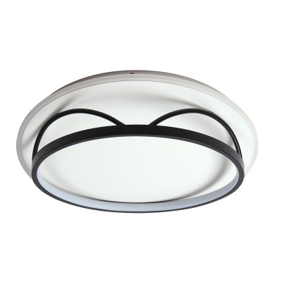 CCC 711  LED ΟΡΟΦΗΣ ΚΥΚΛΙΚΟ ΜΑΥΡΟ-ΑΣΠΡΟ