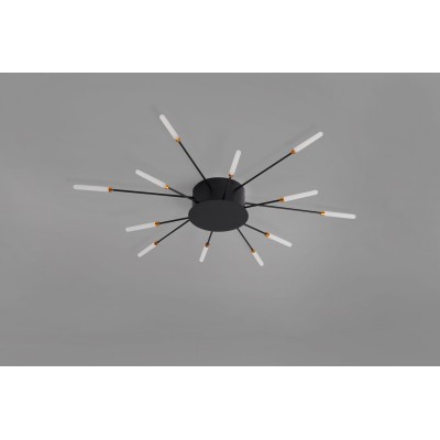 CCC 709-12  LED ΟΡΟΦΗΣ ΜΑΥΡΟ ΑΚΤΙΝΕΣ