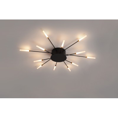 CCC 709-12  LED ΟΡΟΦΗΣ ΜΑΥΡΟ ΑΚΤΙΝΕΣ