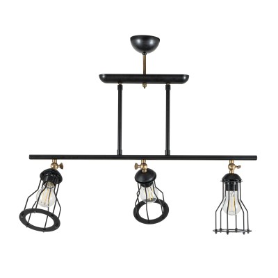 PDT 1244-3 ΒΚ  ΡΑΓΑ 3/Φ Τ.ΣΠΟΤ ΜΕ ΜΕΤΑΛΛΙΚΟ ΠΛΕΓΜΑ Ε 27