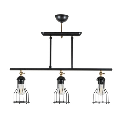 PDT 1244-3 ΒΚ  ΡΑΓΑ 3/Φ Τ.ΣΠΟΤ ΜΕ ΜΕΤΑΛΛΙΚΟ ΠΛΕΓΜΑ Ε 27