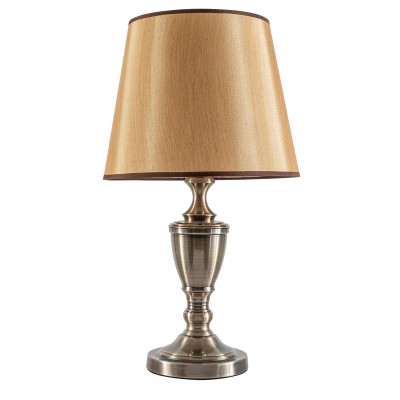 TLC 6840 AB ΕΠΙΤΡ. ΛΑΜΠΑ ΚΛΑΣΣΙΚΗ ΜΕ ΜΠΕΖ ΧΡΥΣΟ ΚΑΠΕΛΟ 1ΧΕ27