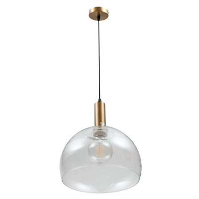 PDT 1458 TR  1/Φ ΓΥΑΛΙΝΟ ΗΜΙΣΦΑΙΡΙΟ ΔΙΑΦΑΝΟ 1ΧΕ27