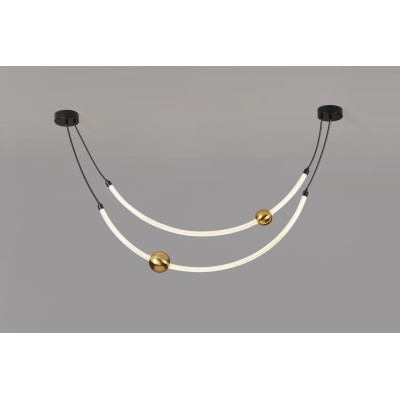 CCC 705-1 ΟΡΟΦΗΣ LED 2 ΗΜΙΚΥΚΛΙΟΙ ΣΩΛΗΝΕΣ