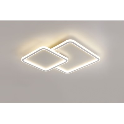 CCC 714-2 ΠΛΑΦΟΝΙΕΡΑ LED ΛΕΥΚΗ ΔΙΠΛΗ ΤΕΤΡΑΓΩΝΗ