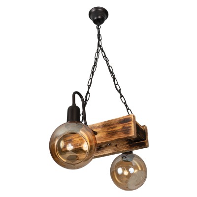 PDA 296-2 ΞΥΛΙΝΗ ΡΑΓΑ ΜΕ 2 ΜΠΡΑΤΣΑ ΓΥΑΛΙ ΜΕΛΙ 2ΧΕ27