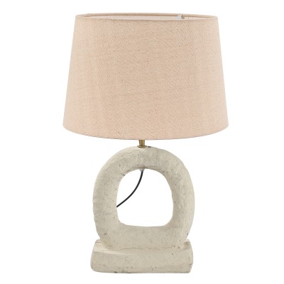 TLI 6345 40BG ΕΠΙΤΡΑΠΕΖΙΑ ΛΑΜΠΑ ΑΠΟ ΑΝΑΚΥΚΛΩΜΕΝΟ ΧΑΡΤΙ ΜΕ ΑΜΠΑΖΟΥΡ ΜΠΕΖ 1ΧΕ27