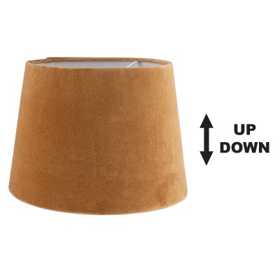 SPI 30 CA-VL ΚΑΠΕΛΟ ΒΕΛΟΥΔΟ CARAMEL Ε27-Ε14 (24-30d-22h) UP/DOWN