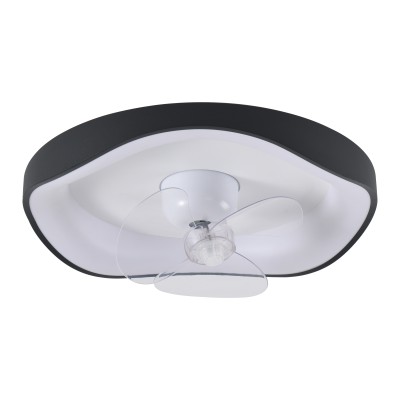 CFC 9509 BK ΑΝΕΜΙΣΤΗΡΑΣ ΜΑΥΡΟΣ ΟΡΟΦΗΣ ΚΙΝΟΥΜΕΝΗ ΚΕΦΑΛΗ 30W, LED, 3 COLORS, DIMMER,CONTROL