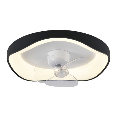 CFC 9509 BK ΑΝΕΜΙΣΤΗΡΑΣ ΜΑΥΡΟΣ ΟΡΟΦΗΣ ΚΙΝΟΥΜΕΝΗ ΚΕΦΑΛΗ 30W, LED, 3 COLORS, DIMMER,CONTROL