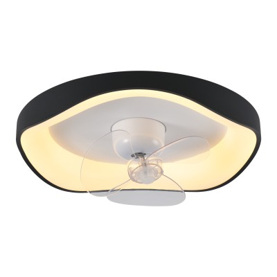 CFC 9509 BK ΑΝΕΜΙΣΤΗΡΑΣ ΜΑΥΡΟΣ ΟΡΟΦΗΣ ΚΙΝΟΥΜΕΝΗ ΚΕΦΑΛΗ 30W, LED, 3 COLORS, DIMMER,CONTROL