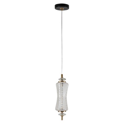 PDC 1287 TR 1/Φ ΜΑΚΡΟΣΤΕΝΟ ΓΥΑΛΙΝΟ LED-7W ΔΙΑΚΟΣΜΗΤΙΚΟ ΚΡΥΣΤΑΛΛΟ