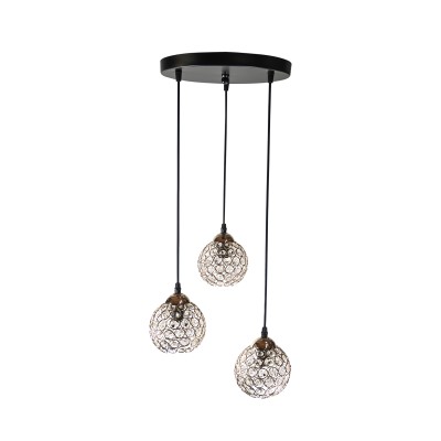 PDA 3459-3 GD  3/Φ ΜΕ ΧΡΥΣΕΣ ΚΡΥΣΤΑΛΙΝΕΣ ΜΠΑΛΕΣ ΣΕ ΡΟΖΕΤΑ