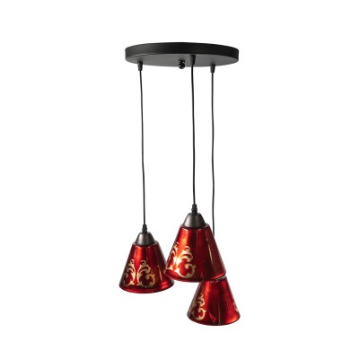 PDA 2038-3 ΡΟΖΕΤΑ 3/Φ ΜΕ ΓΥΑΛΙ ΛΑΧΟΥΡΙ ΤΡΙΑ ΧΡΩΜΑΤΑ 3ΧΕ14