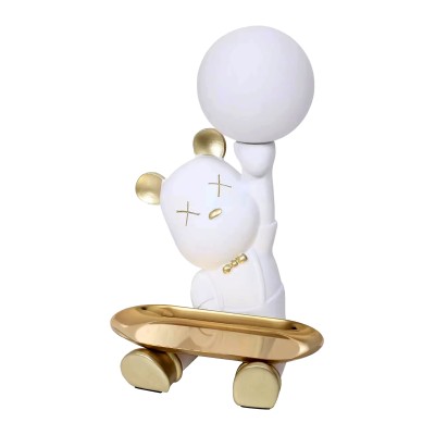 TLC 1117 WH ΠΟΝΤΙΚΑΚΙ ΛΕΥΚΟ ΧΡΥΣΑ ΑΥΤΙΑ ΜΕ ΛΑΜΠΑ 1xG9