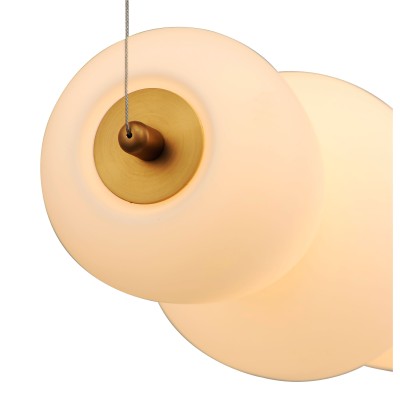 PDC 562-6 ΡΑΓΑ LED ΤΡΙΑ ΜΕΓΕΘΗ ΜΠΑΛΕΣ ΜΕ ΔΑΧΤΥΛΙΔΙ 40W 3000K 2400 LUM