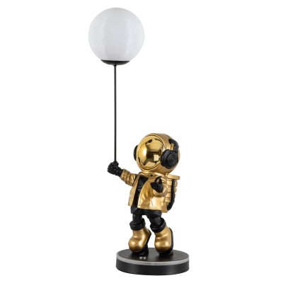 TLC 1111 GD ΠΟΡΤΑΤΙΦ ΧΡΥΣΟΣ ΑΡΚΟΥΔΟΣ ME ΦΩΤΙΖΟΜΕΝΟ ΜΠΑΛΟΝΙ & ΦΩΤΙΖΟΜΕΝΗ ΒΑΣΗ LED