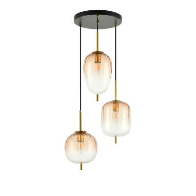 PDC 4022-3 YL ΠΟΛΥΦΩΤΟ 3 ΣΧΕΔΙΑ ΓΥΑΛΙΑ ΜΕΛΙ ΝΤΕΓΚΡΑΝΤΕ 3xE-14