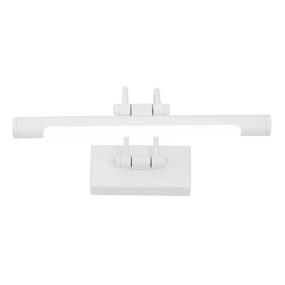 InLight Επιτοίχιο φωτιστικό LED 8W 3000K από λευκό μέταλλο και ακρυλικό D:45cm (1044-Β-Λευκό)